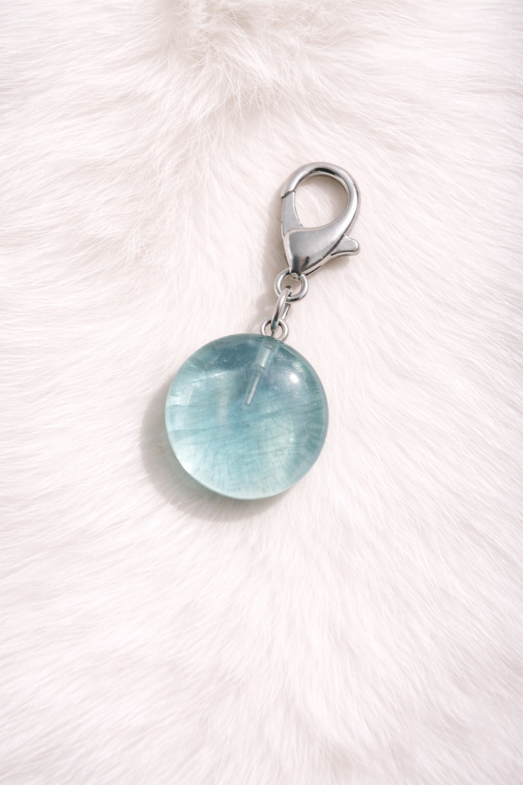Serenity in Aquamarine Charm