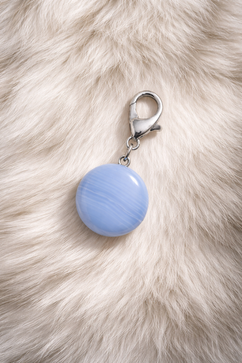 Celestial Whisper in Blue Lace Charm