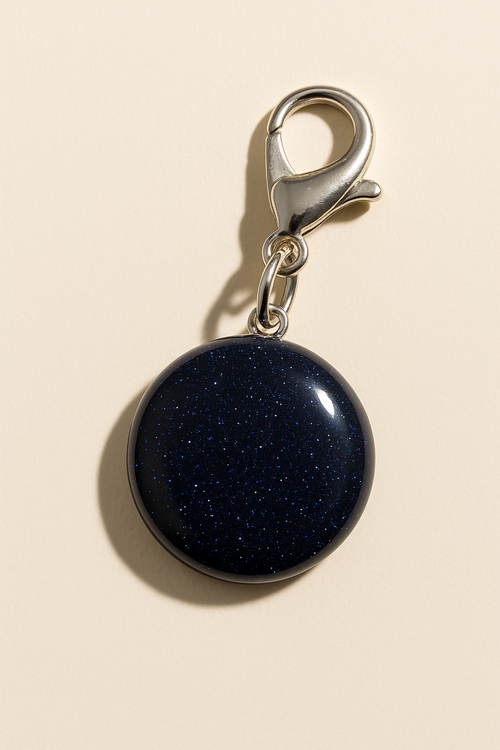 Blue Goldstone in Celestial Midnight