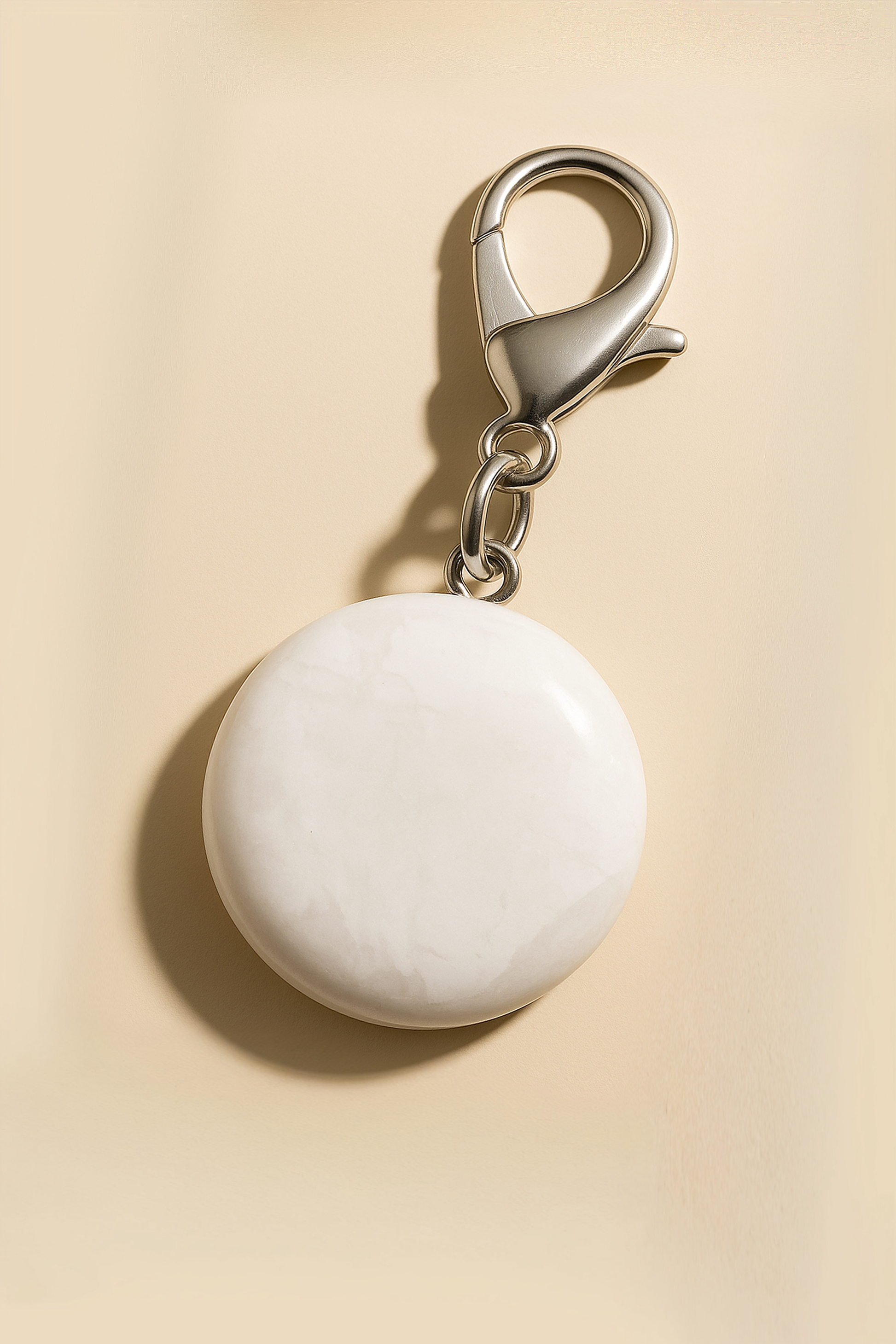 White Agate in Ivory Calm