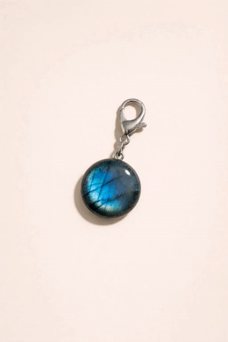 Aurora Veil in Labradorite Charm