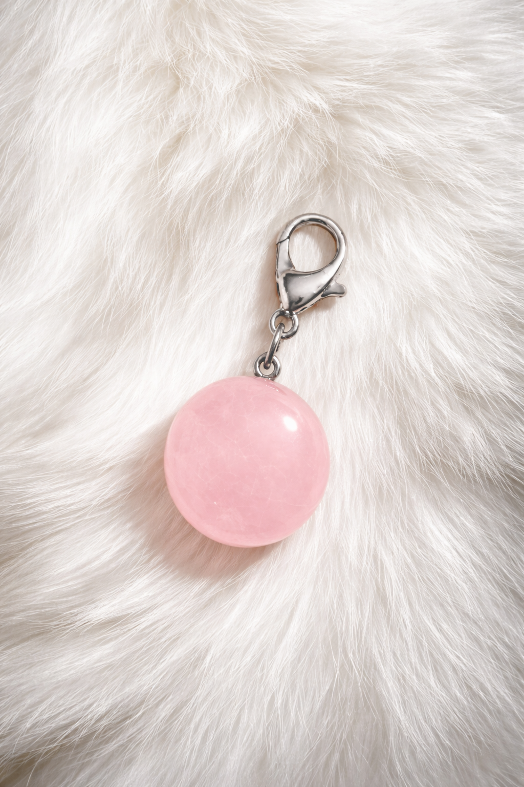 Devotion in Rose Quartz Charm