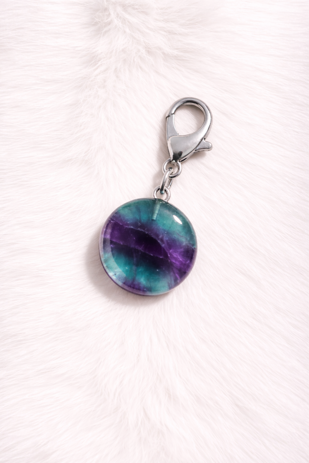 Clarity in Fluorite Charm